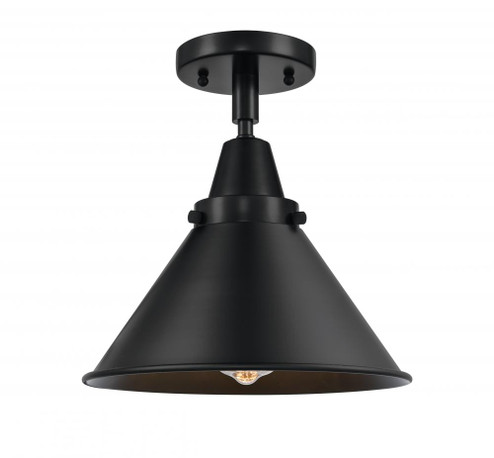 Briarcliff - 1 Light - 10 inch - Matte Black - Semi-Flush Mount (3442|447-1C-BK-M10-BK)