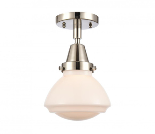 Olean - 1 Light - 7 inch - Polished Nickel - Semi-Flush Mount (3442|447-1C-PN-G321)