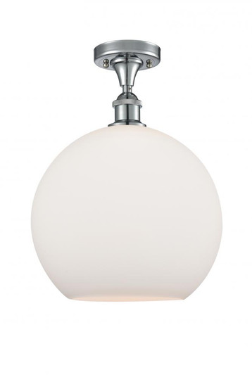 Athens - 1 Light - 12 inch - Polished Chrome - Semi-Flush Mount (3442|516-1C-PC-G121-12)