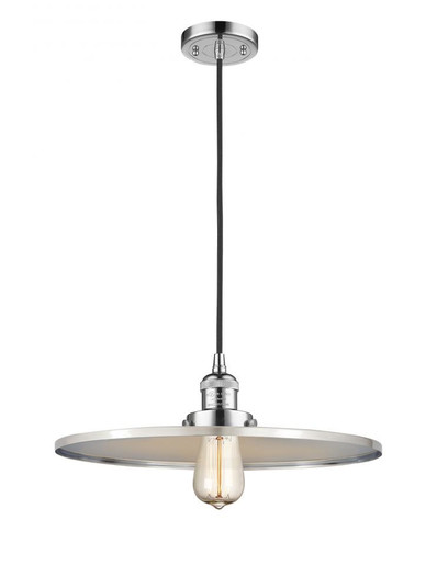 Appalachian - 1 Light - 16 inch - Polished Chrome - Cord hung - Mini Pendant (3442|201C-PC-MFR-PC-16)