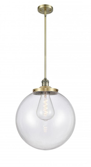 Beacon - 1 Light - 16 inch - Antique Brass - Stem Hung - Pendant (3442|201S-AB-G202-16)