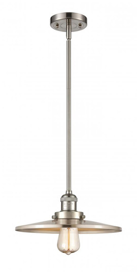 Appalachian - 1 Light - 12 inch - Brushed Satin Nickel - Stem Hung - Mini Pendant (3442|201S-SN-MFR-SN-12-LED)
