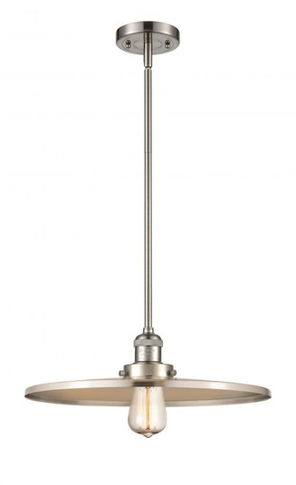 Appalachian - 1 Light - 16 inch - Brushed Satin Nickel - Stem Hung - Mini Pendant (3442|201S-SN-MFR-SN-16)