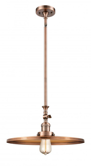 Appalachian - 1 Light - 16 inch - Antique Copper - Stem Hung - Mini Pendant (3442|206-AC-MFR-AC-16)