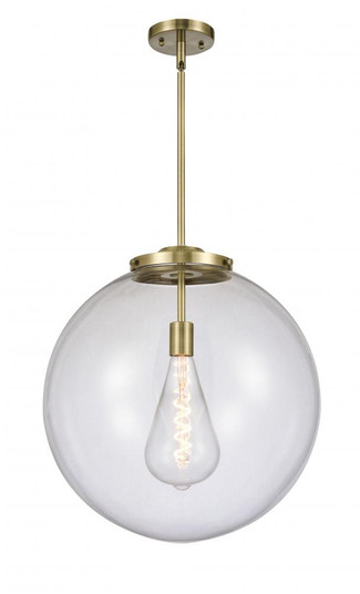 Beacon - 1 Light - 18 inch - Antique Brass - Stem Hung - Pendant (3442|221-1S-AB-G202-18)