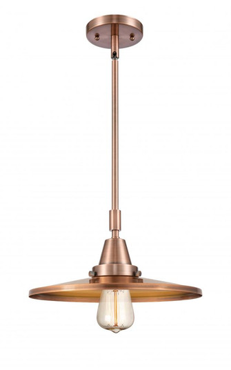 Appalachian - 1 Light - 12 inch - Antique Copper - Mini Pendant (3442|447-1S-AC-MFR-AC-12)