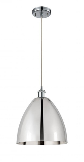 Bristol - 1 Light - 12 inch - Polished Chrome - Cord hung - Mini Pendant (3442|516-1P-PC-MBD-12-PC)