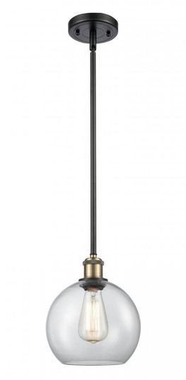 Athens - 1 Light - 8 inch - Black Antique Brass - Mini Pendant (3442|516-1S-BAB-G122-8)