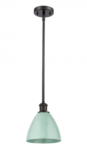 Plymouth - 1 Light - 8 inch - Oil Rubbed Bronze - Pendant (3442|516-1S-OB-MBD-75-SF)