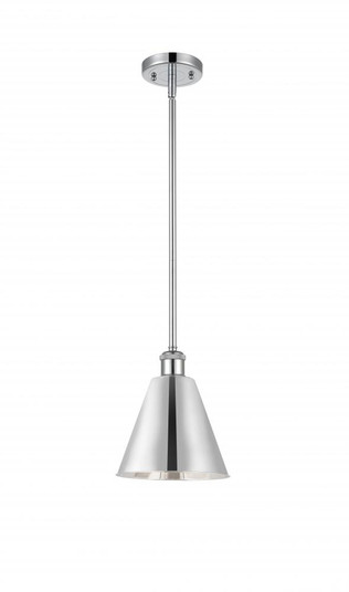 Berkshire - 1 Light - 8 inch - Polished Chrome - Pendant (3442|516-1S-PC-MBC-8-PC-LED)