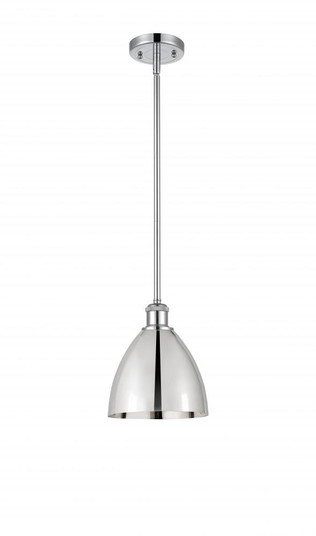 Bristol - 1 Light - 8 inch - Polished Chrome - Pendant (3442|516-1S-PC-MBD-75-PC-LED)