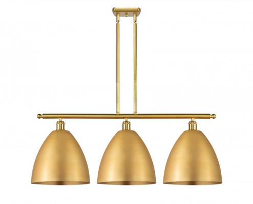 Bristol - 3 Light - 39 inch - Satin Gold - Stem hung - Island Light (3442|516-3I-SG-MBD-12-SG)
