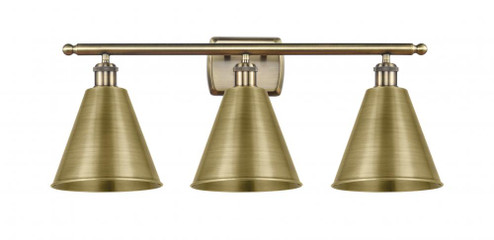 Berkshire - 3 Light - 28 inch - Antique Brass - Bath Vanity Light (3442|516-3W-AB-MBC-8-AB)