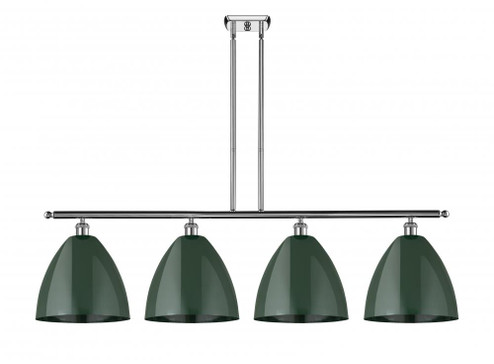 Plymouth - 4 Light - 50 inch - Polished Chrome - Stem hung - Island Light (3442|516-4I-PC-MBD-12-GR)