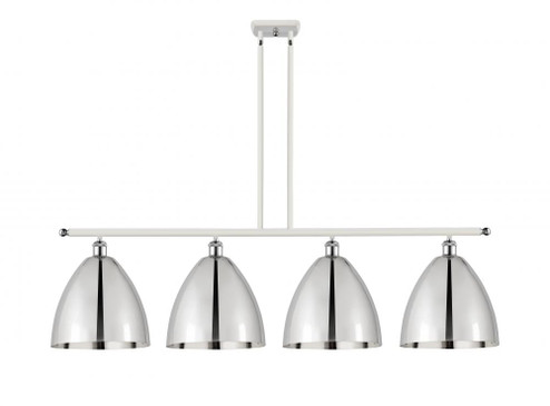 Bristol - 4 Light - 50 inch - White Polished Chrome - Stem hung - Island Light (3442|516-4I-WPC-MBD-12-PC)