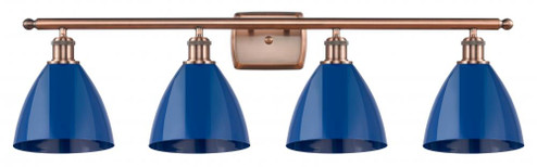 Plymouth - 4 Light - 38 inch - Antique Copper - Bath Vanity Light (3442|516-4W-AC-MBD-75-BL)