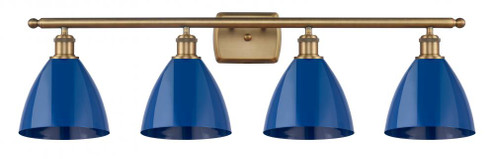Plymouth - 4 Light - 38 inch - Brushed Brass - Bath Vanity Light (3442|516-4W-BB-MBD-75-BL-LED)