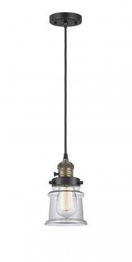 Canton - 1 Light - 5 inch - Black Antique Brass - Cord hung - Mini Pendant (3442|201CSW-BAB-G182S)