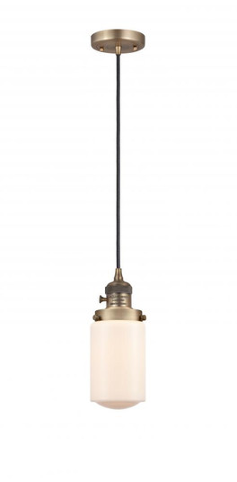 Dover - 1 Light - 5 inch - Brushed Brass - Cord hung - Mini Pendant (3442|201CSW-BB-G311-LED)