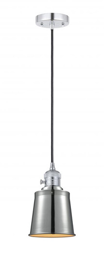 Addison - 1 Light - 5 inch - Polished Chrome - Cord hung - Mini Pendant (3442|201CSW-PC-M9-PC)