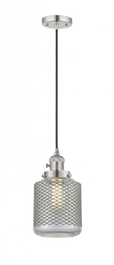Stanton - 1 Light - 6 inch - Polished Nickel - Cord hung - Mini Pendant (3442|201CSW-PN-G262-LED)