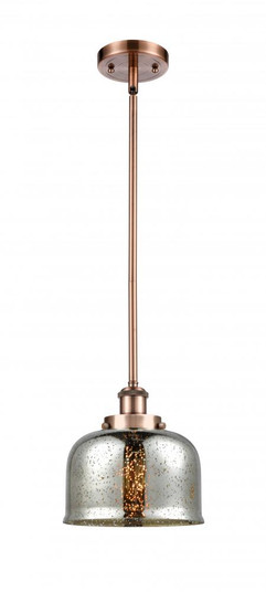 Bell - 1 Light - 8 inch - Antique Copper - Mini Pendant (3442|916-1S-AC-G78-LED)