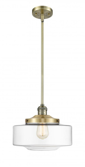 Bridgeton - 1 Light - 12 inch - Antique Brass - Stem Hung - Mini Pendant (3442|201S-AB-G692-12-LED)