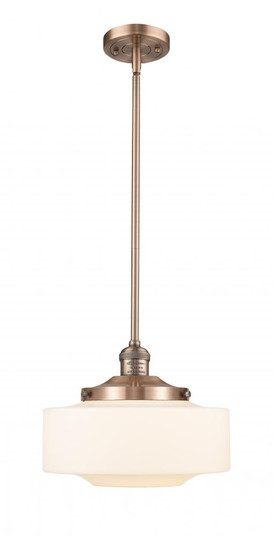 Bridgeton - 1 Light - 12 inch - Antique Copper - Stem Hung - Mini Pendant (3442|201S-AC-G691-12)