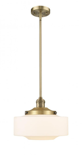 Bridgeton - 1 Light - 12 inch - Brushed Brass - Stem Hung - Mini Pendant (3442|201S-BB-G691-12-LED)