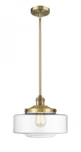 Bridgeton - 1 Light - 12 inch - Brushed Brass - Stem Hung - Mini Pendant (3442|201S-BB-G692-12-LED)