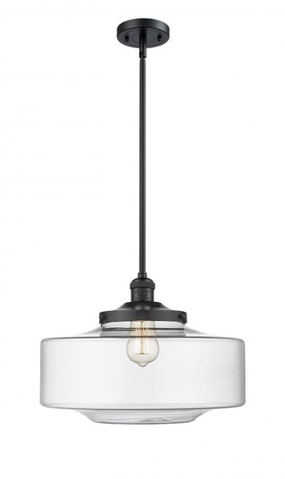 Bridgeton - 1 Light - 16 inch - Matte Black - Stem Hung - Mini Pendant (3442|201S-BK-G692-16)