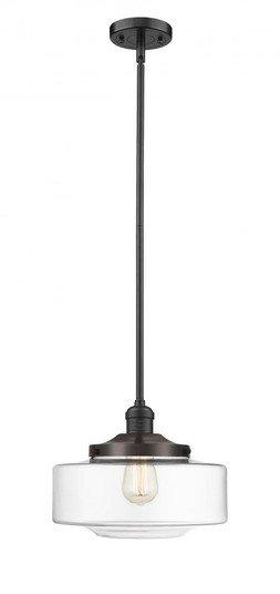 Bridgeton - 1 Light - 12 inch - Oil Rubbed Bronze - Stem Hung - Mini Pendant (3442|201S-OB-G692-12-LED)