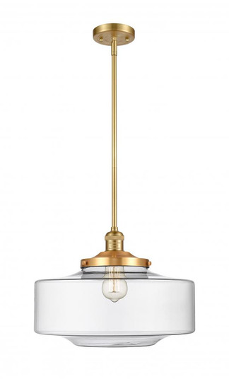 Bridgeton - 1 Light - 16 inch - Satin Gold - Stem Hung - Mini Pendant (3442|201S-SG-G692-16-LED)