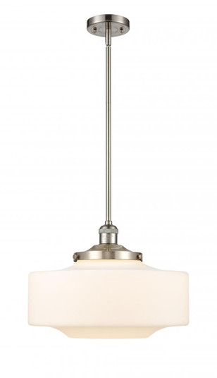 Bridgeton - 1 Light - 16 inch - Brushed Satin Nickel - Stem Hung - Mini Pendant (3442|201S-SN-G691-16)