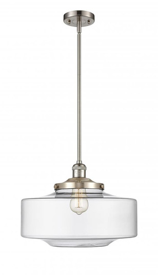 Bridgeton - 1 Light - 16 inch - Brushed Satin Nickel - Stem Hung - Mini Pendant (3442|201S-SN-G692-16)