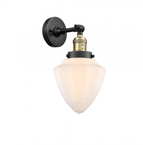 Bullet - 1 Light - 7 inch - Black Antique Brass - Adjustable Sconce (3442|203-BAB-G661-7-LED)