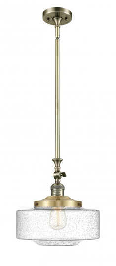 Bridgeton - 1 Light - 12 inch - Antique Brass - Stem Hung - Adjustable Mini Pendant (3442|206-AB-G694-12)