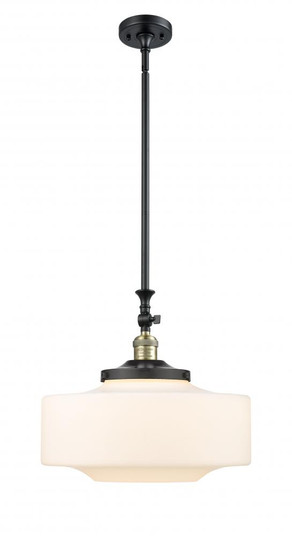 Bridgeton - 1 Light - 16 inch - Black Antique Brass - Stem Hung - Mini Pendant (3442|206-BAB-G691-16-LED)