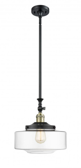 Bridgeton - 1 Light - 12 inch - Black Antique Brass - Stem Hung - Adjustable Mini Pendant (3442|206-BAB-G692-12)