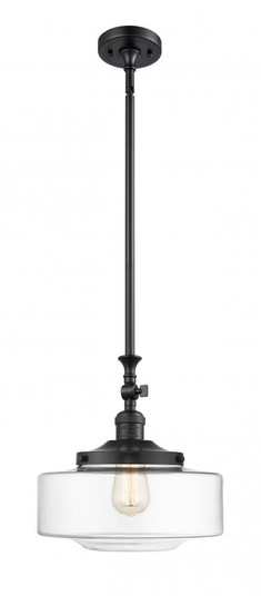 Bridgeton - 1 Light - 12 inch - Matte Black - Stem Hung - Mini Pendant (3442|206-BK-G692-12)