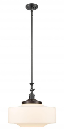 Bridgeton - 1 Light - 16 inch - Oil Rubbed Bronze - Stem Hung - Adjustable Mini Pendant (3442|206-OB-G691-16-LED)