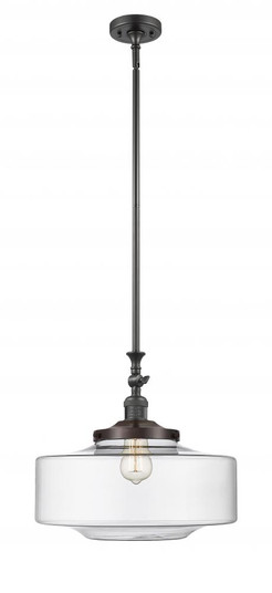 Bridgeton - 1 Light - 16 inch - Oil Rubbed Bronze - Stem Hung - Adjustable Mini Pendant (3442|206-OB-G692-16-LED)