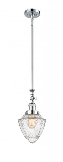 Bullet - 1 Light - 7 inch - Polished Chrome - Stem Hung - Adjustable Mini Pendant (3442|206-PC-G664-7)