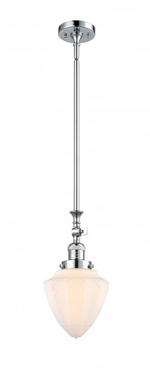Bullet - 1 Light - 7 inch - Polished Chrome - Stem Hung - Adjustable Mini Pendant (3442|206-PC-G661-7-LED)