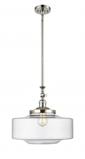 Bridgeton - 1 Light - 16 inch - Polished Nickel - Stem Hung - Adjustable Mini Pendant (3442|206-PN-G692-16-LED)