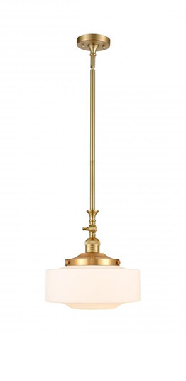 Bridgeton - 1 Light - 12 inch - Satin Gold - Stem Hung - Mini Pendant (3442|206-SG-G691-12-LED)