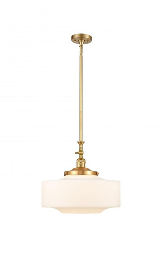 Bridgeton - 1 Light - 16 inch - Satin Gold - Stem Hung - Adjustable Mini Pendant (3442|206-SG-G691-16-LED)