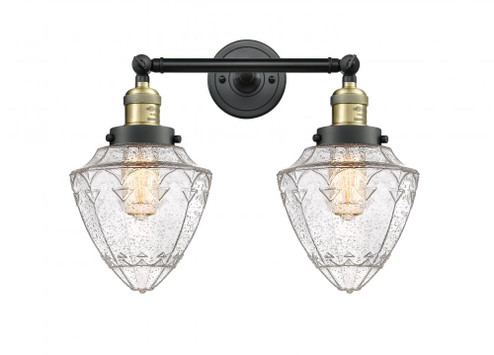 Bullet - 2 Light - 18 inch - Black Antique Brass - Adjustable Bath Vanity Light (3442|208-BAB-G664-7)