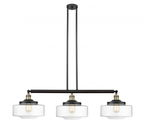 Bridgeton - 3 Light - 44 inch - Black Antique Brass - Stem Hung - Adjustable Island Light (3442|213-BAB-G692-12-LED)