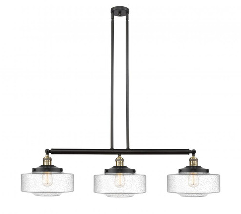 Bridgeton - 3 Light - 44 inch - Black Antique Brass - Stem Hung - Adjustable Island Light (3442|213-BAB-G694-12)